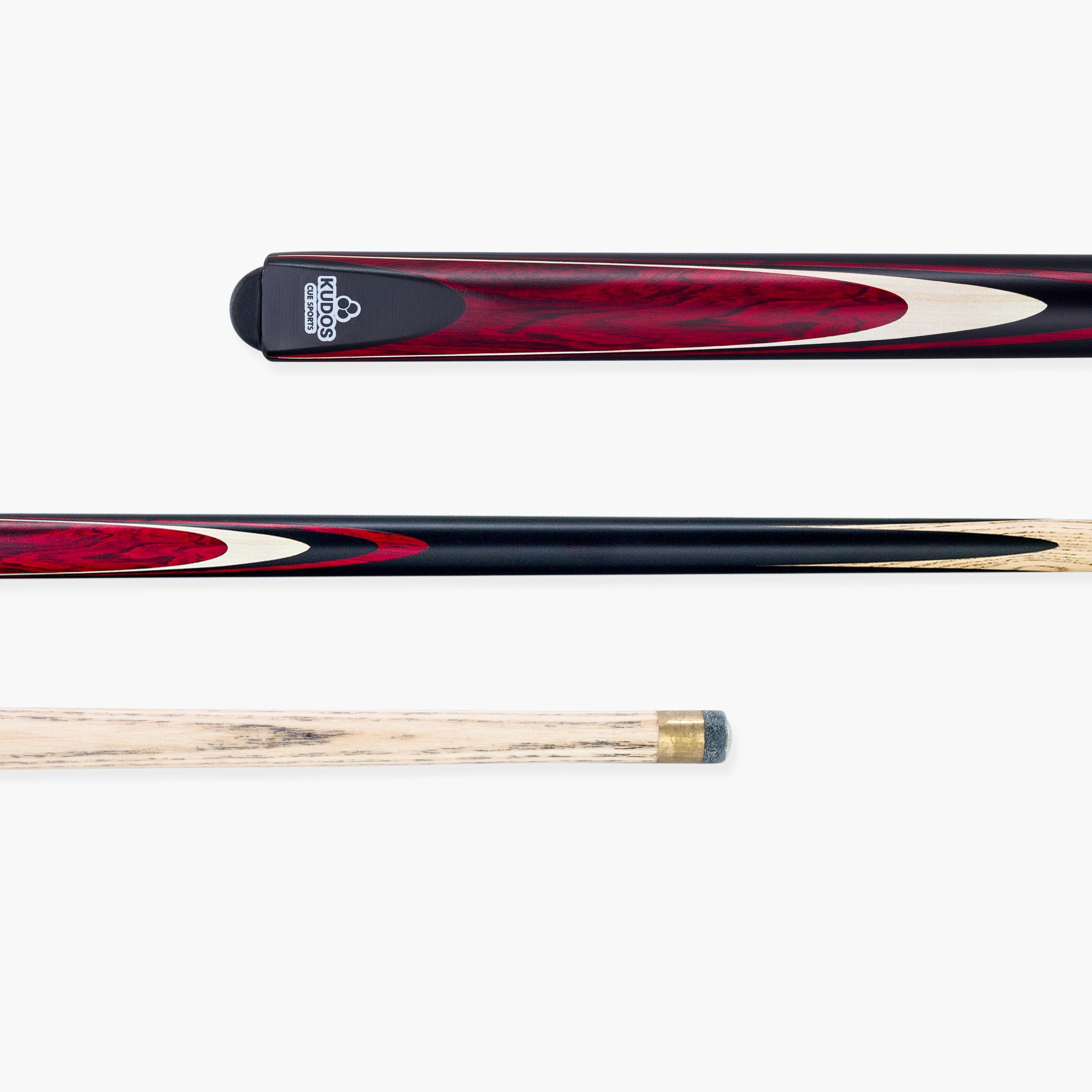 Kudos Red Bullet 57-inch 2-piece cue Cue + Case