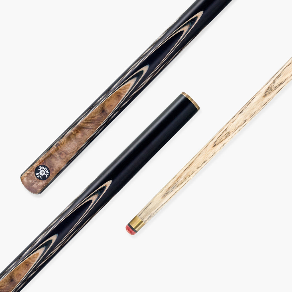 Jonny 8 Ball Pearl Series Gold Burl 3/4 cue and case set Cue + Case
