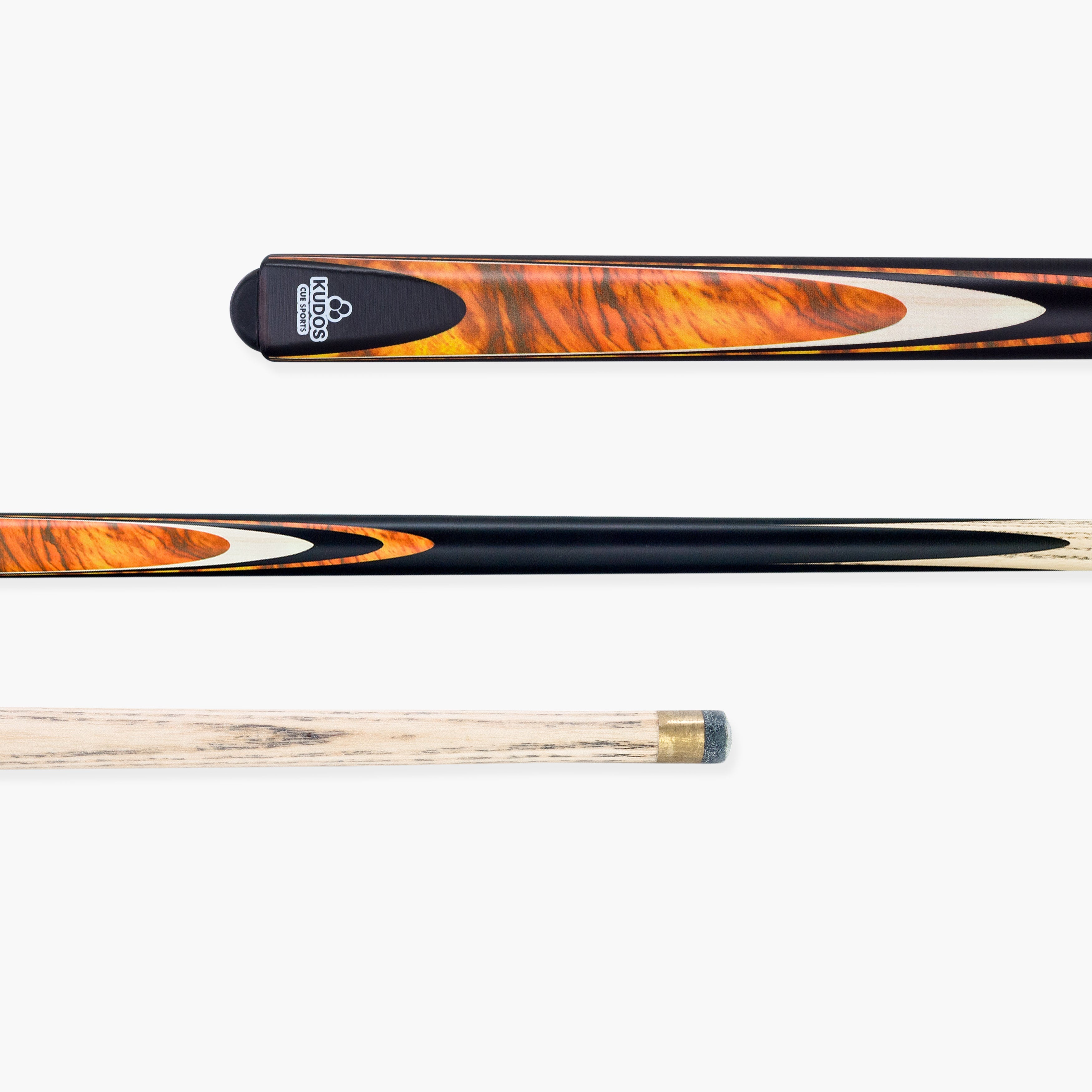 Kudos Brown Bullet 57-inch 2-piece cue Cue + Case