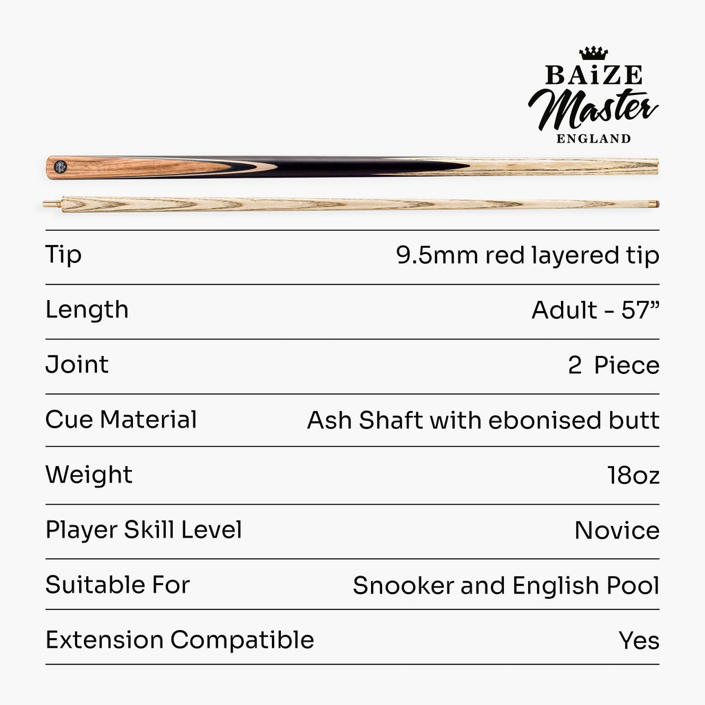 Baize Master Challenger cue and case set Cue + Case