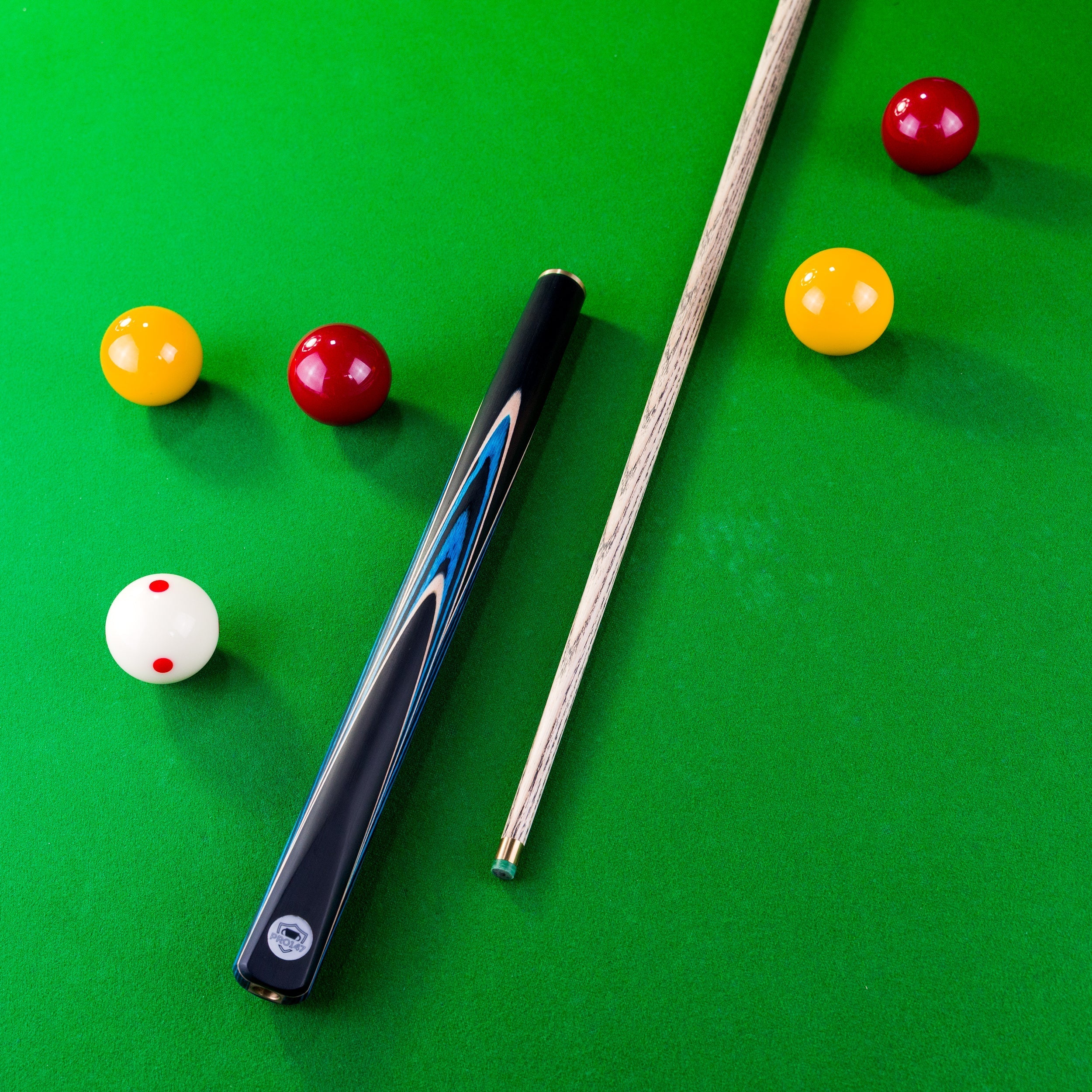 PRO147 Azure Pearl 3/4 cue and case set Cue + Case