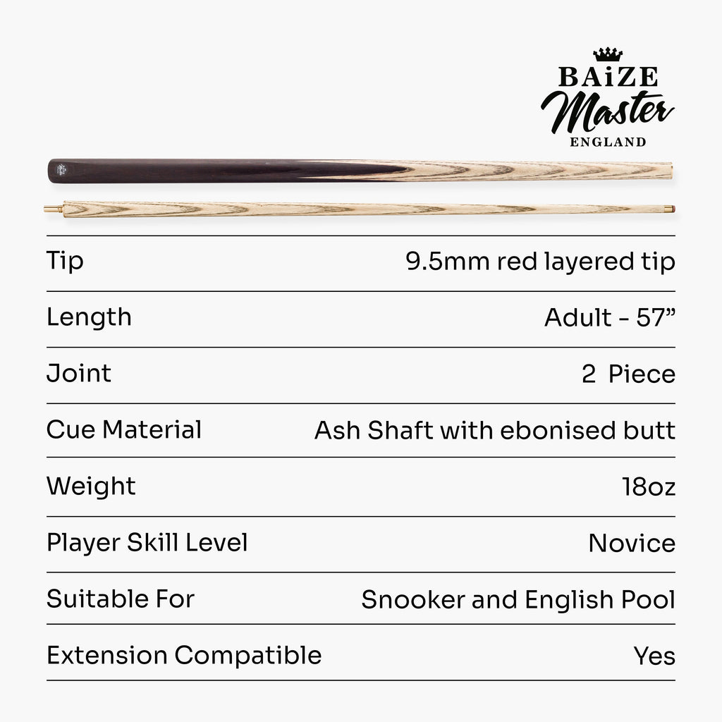 Baize Master Challenger cue and case set Cue + Case