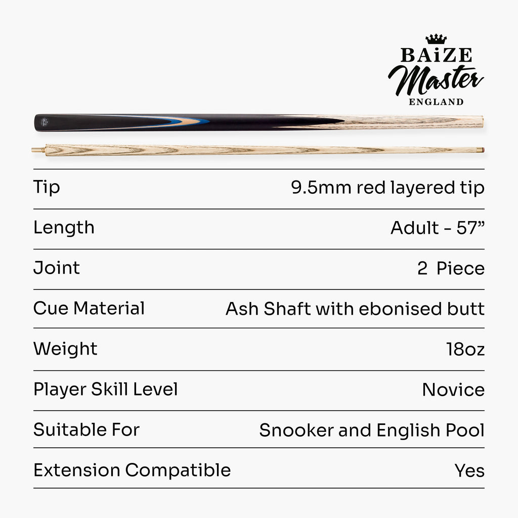 Baize Master Challenger cue and case set Cue + Case