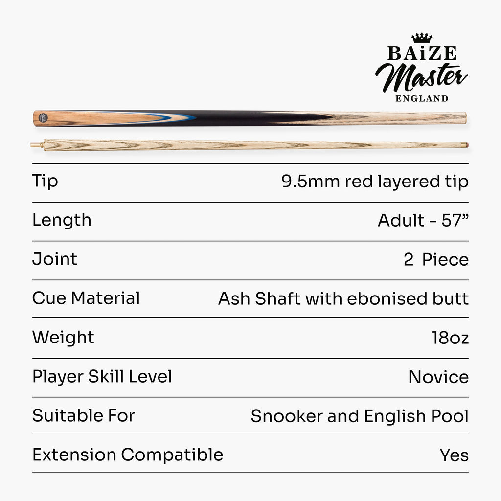 Baize Master Challenger cue and case set Cue + Case