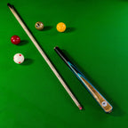 PRO147 Pearl Series Blue Burl 3/4 cue and case set Cue + Case