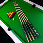 PRO147 Pearl Series Blue Burl 3/4 cue Cue + Case
