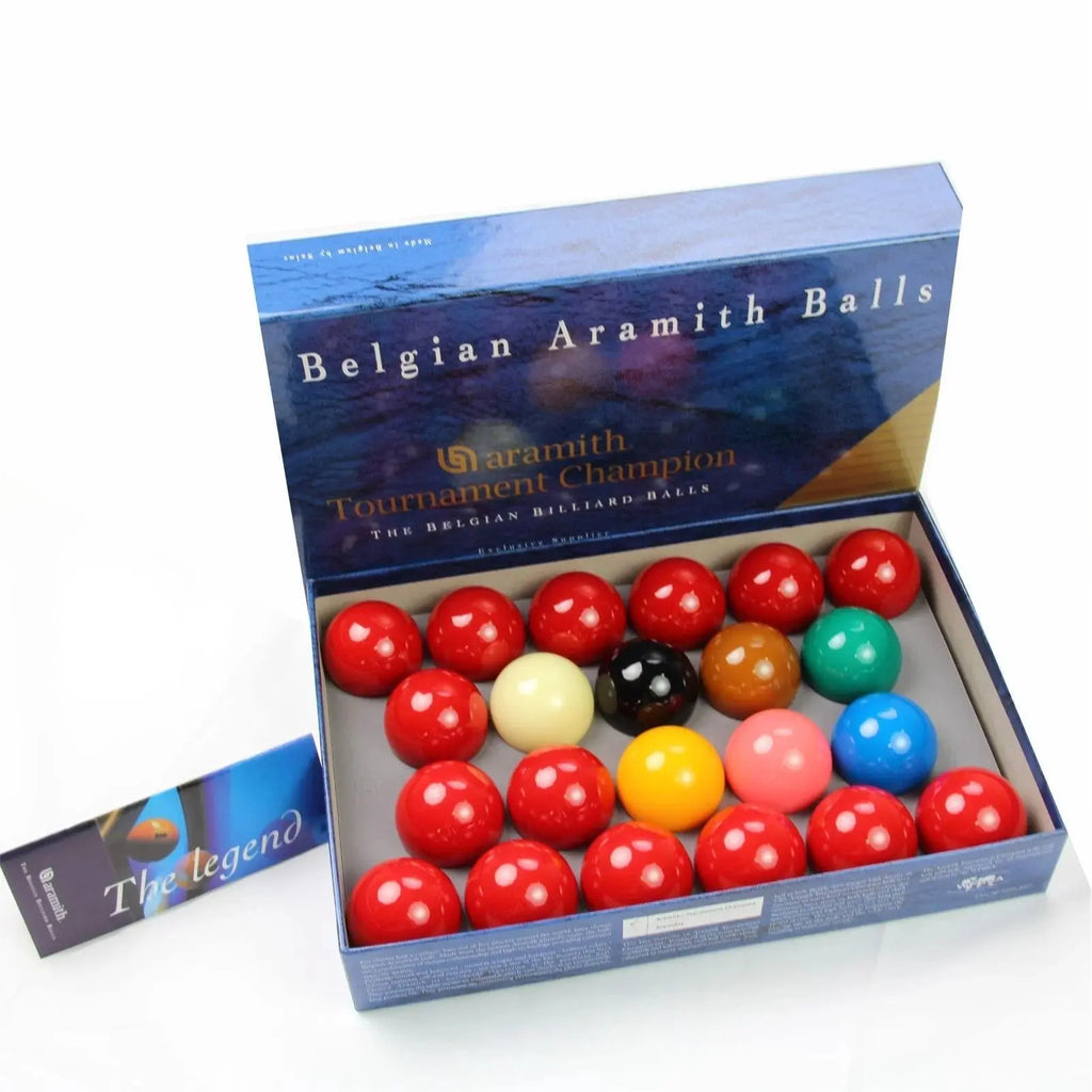Aramith Tournament Champion snooker ball set Cue + Case