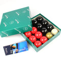 Aramith Premier Gold 8 Ball red and black pool balls Cue + Case