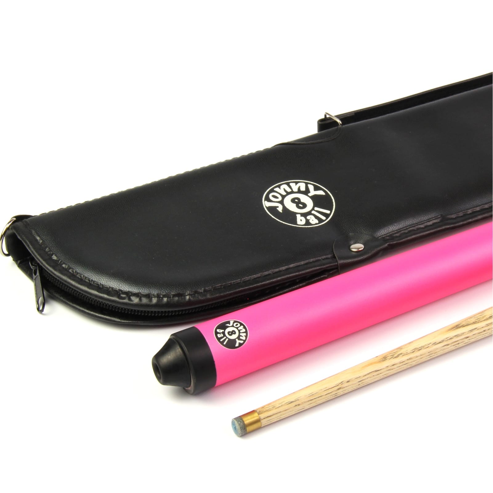 Jonny 8 Ball Pink Jet 36-inch junior cue and soft case Cue + Case