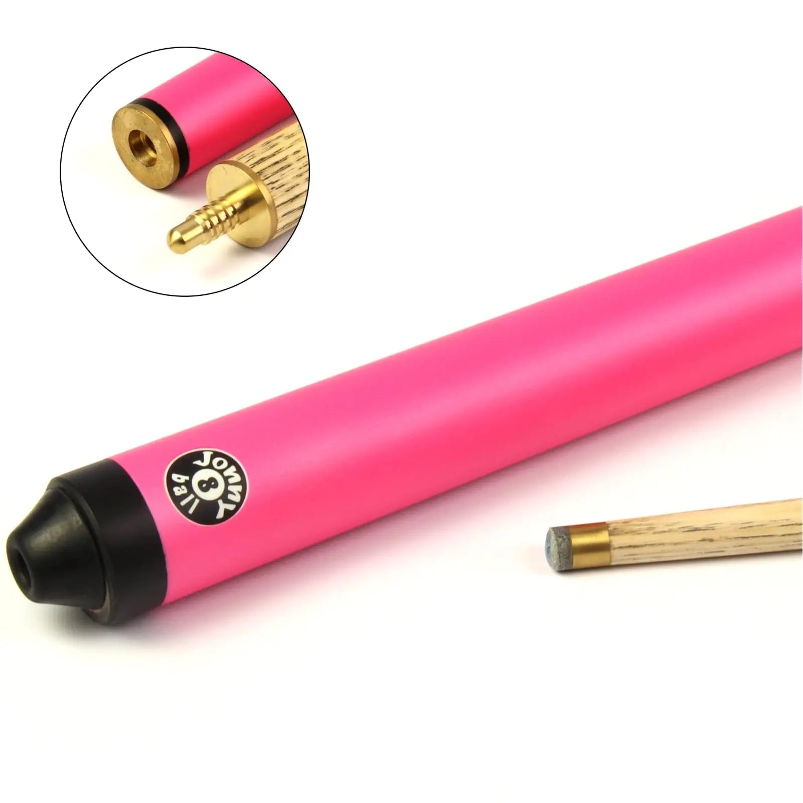 Jonny 8 Ball Pink Jet 36-inch junior cue Cue + Case