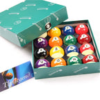 Aramith Premier snooker spots and stripes balls Cue + Case
