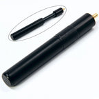 Black short telescopic mini butt extension Cue + Case