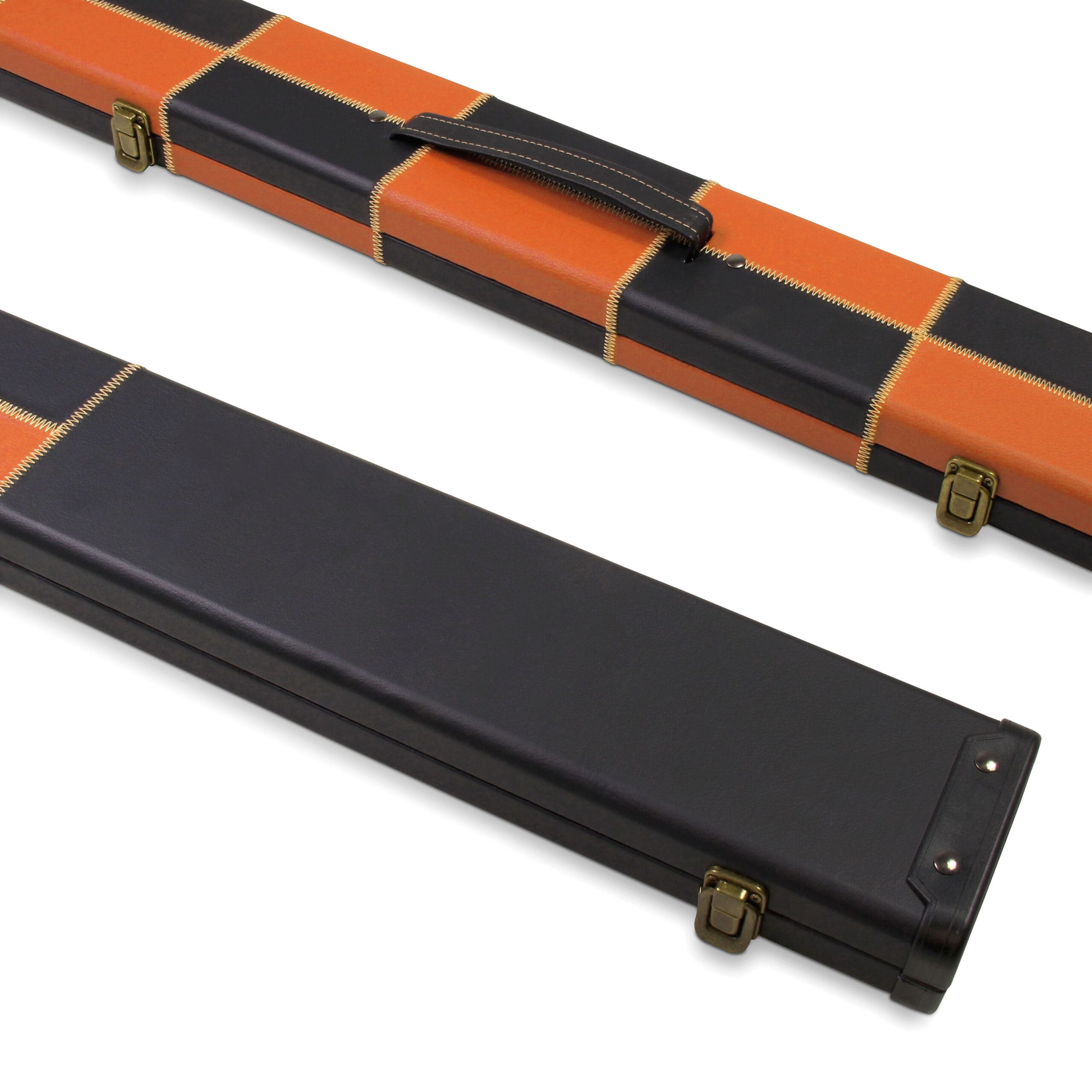 Deluxe wide chequered 1-piece cue case - 3 cues Cue + Case