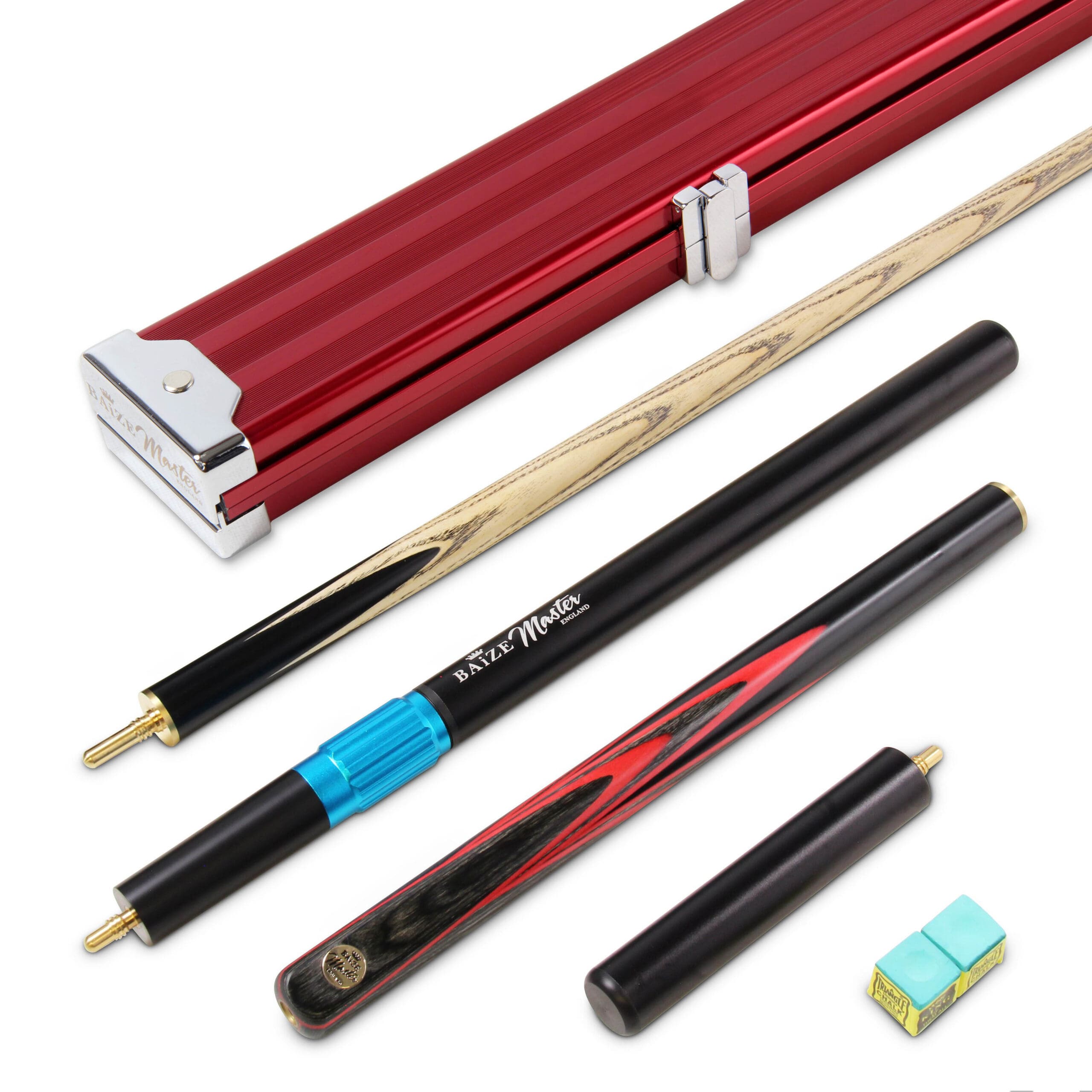 Baize Master G14 Red Emperor 3/4 cue set Cue + Case