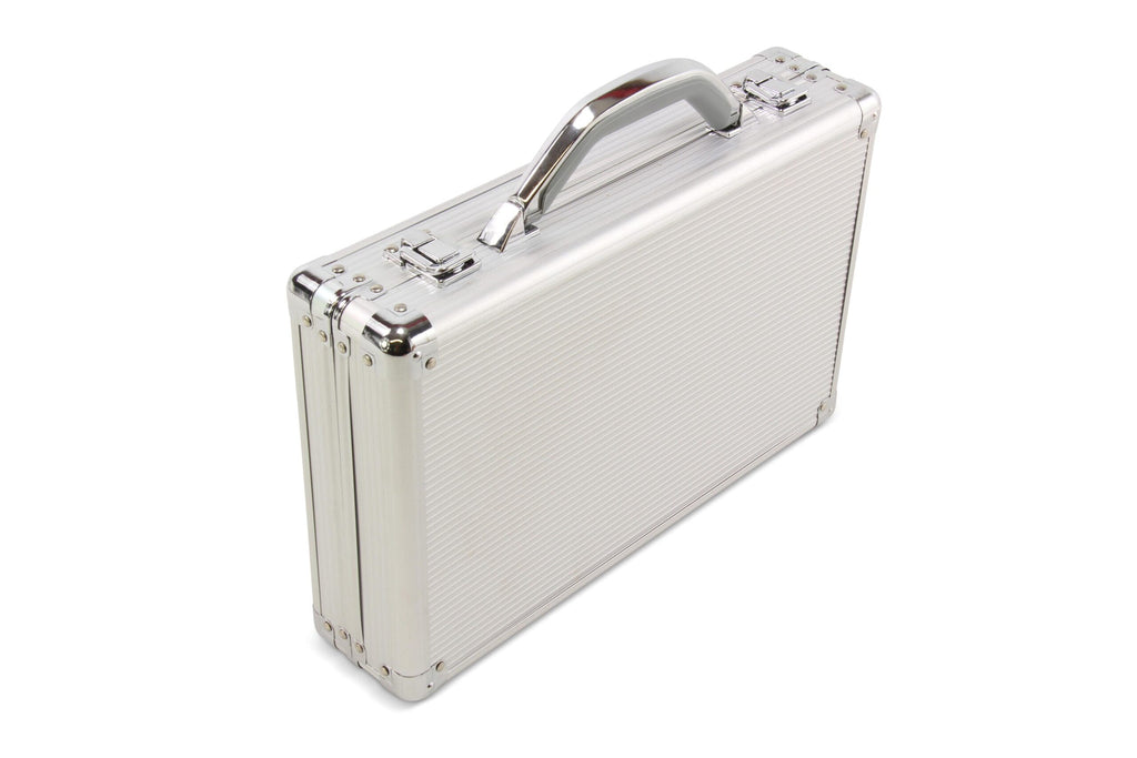 Baize Master silver snooker ball case - 22 balls Cue + Case