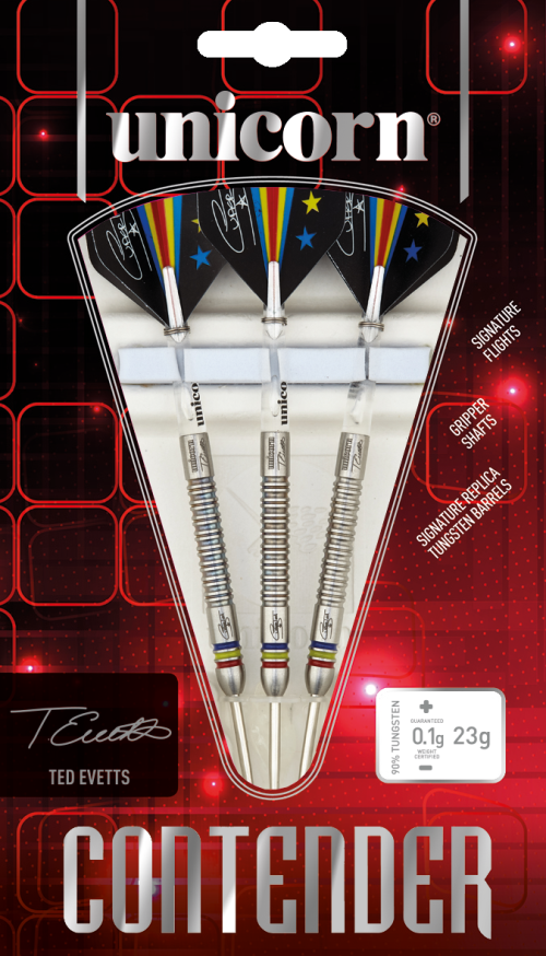 Unicorn Contender Ted Evetts 90% GW Darts