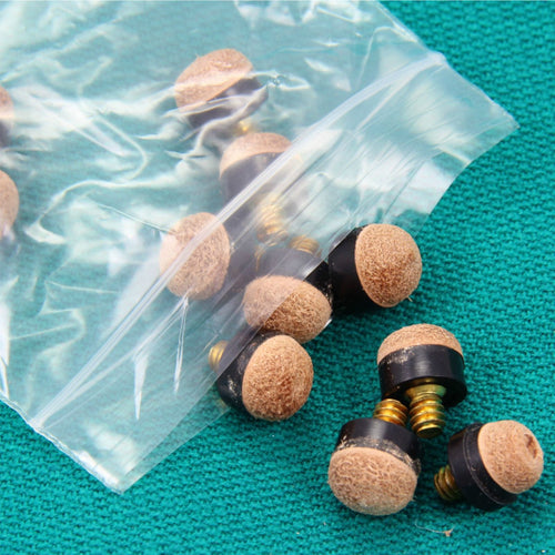 11mm screw-on cue tips - 12 pack Cue + Case