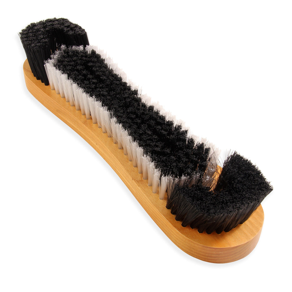 12-inch hourglass nylon table brush Cue + Case