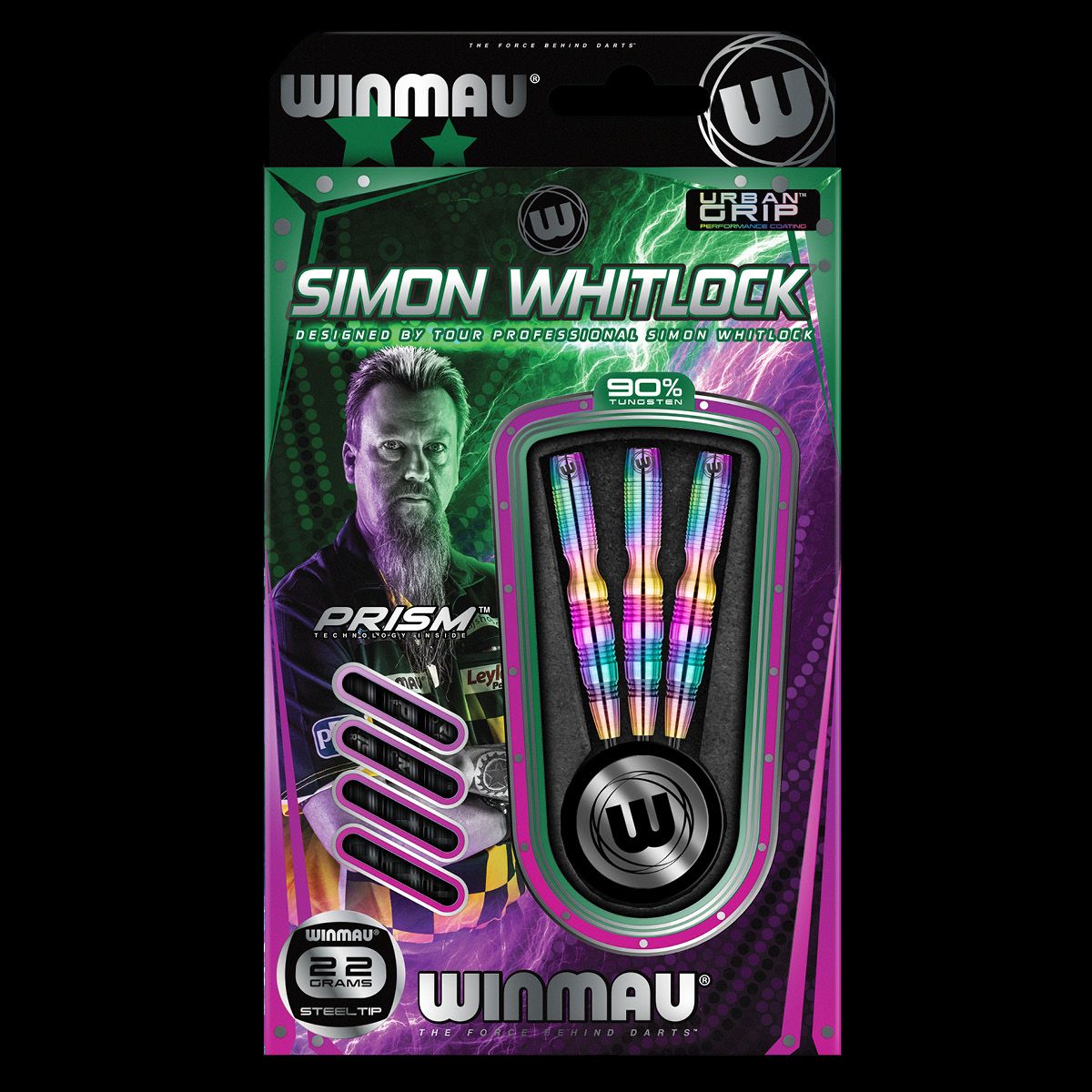 Winmau Simon Whitlock 90% Urban Grip Darts GW Darts