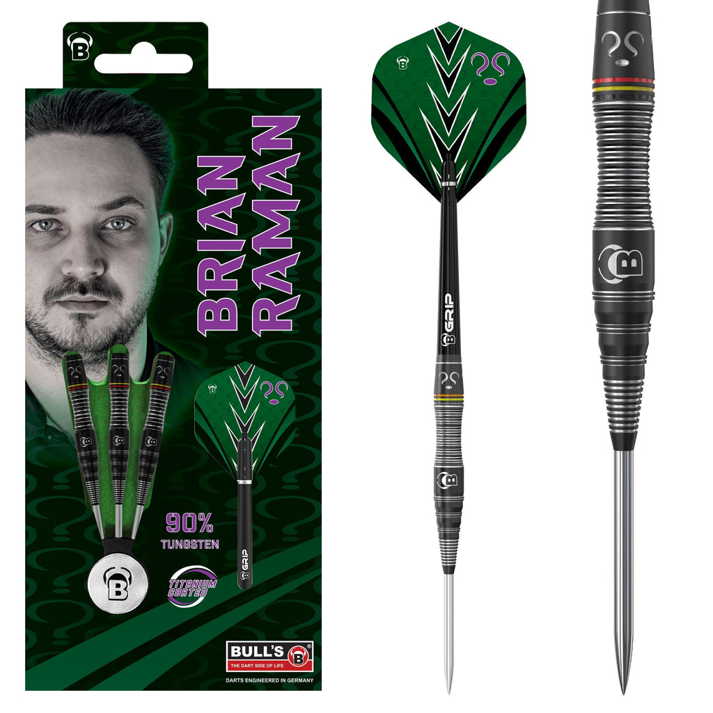 Bull's Brian Raman 90% GW Darts