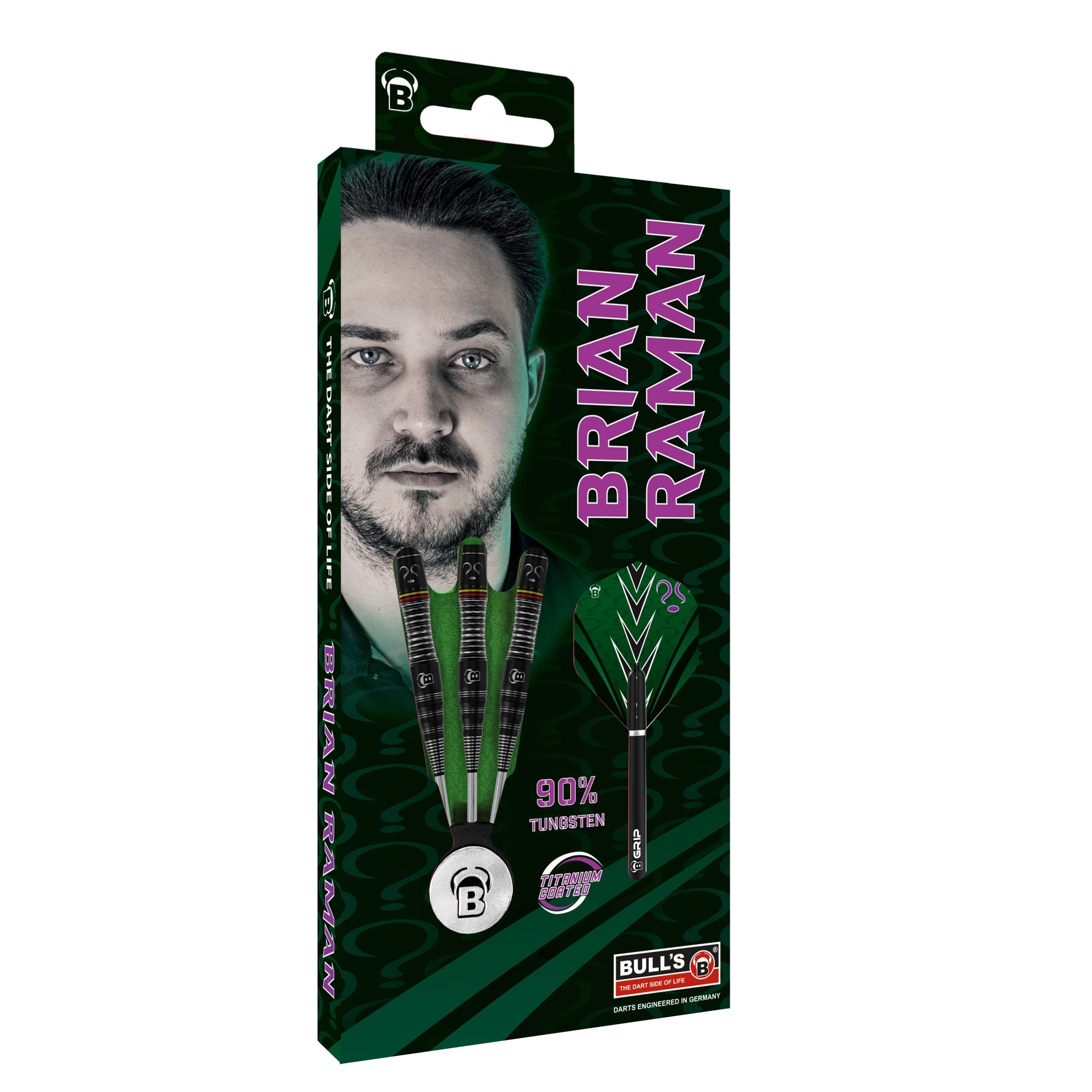Bull's Brian Raman 90% GW Darts