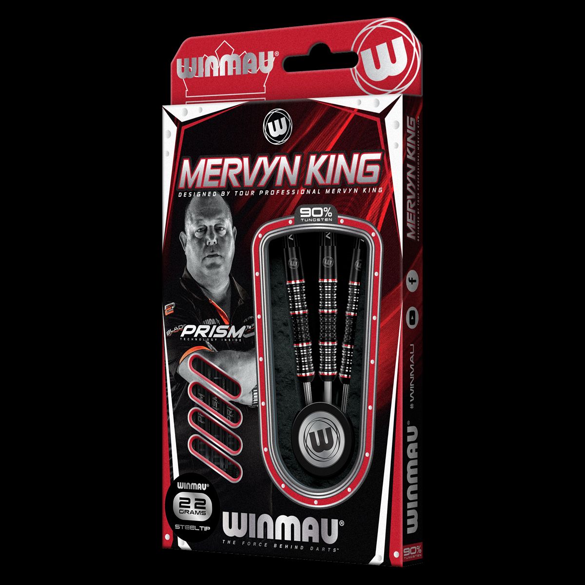 Winmau Mervyn King S.E. 90% GW Darts