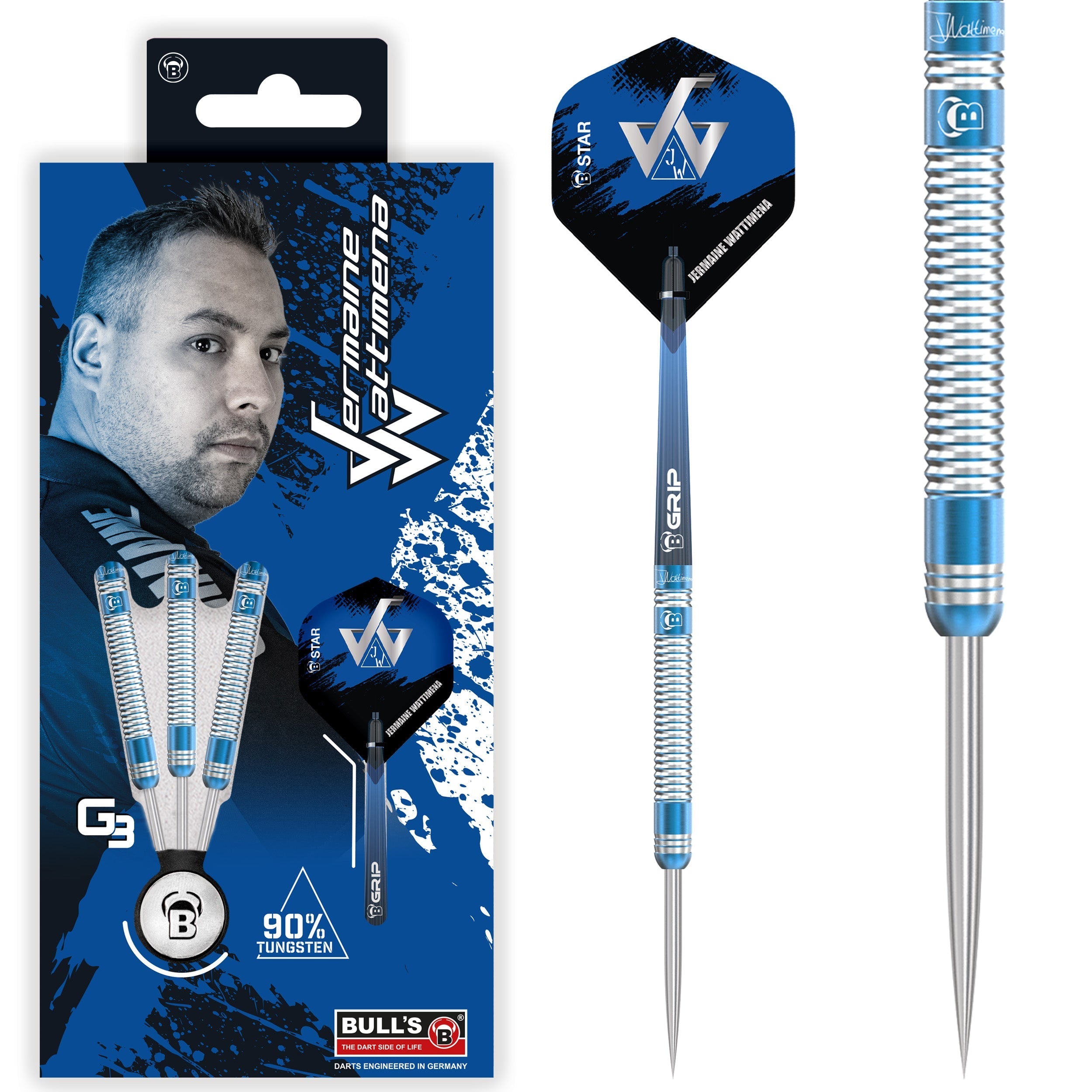 BULL'S  Jermaine Wattimena G3 90% GW Darts