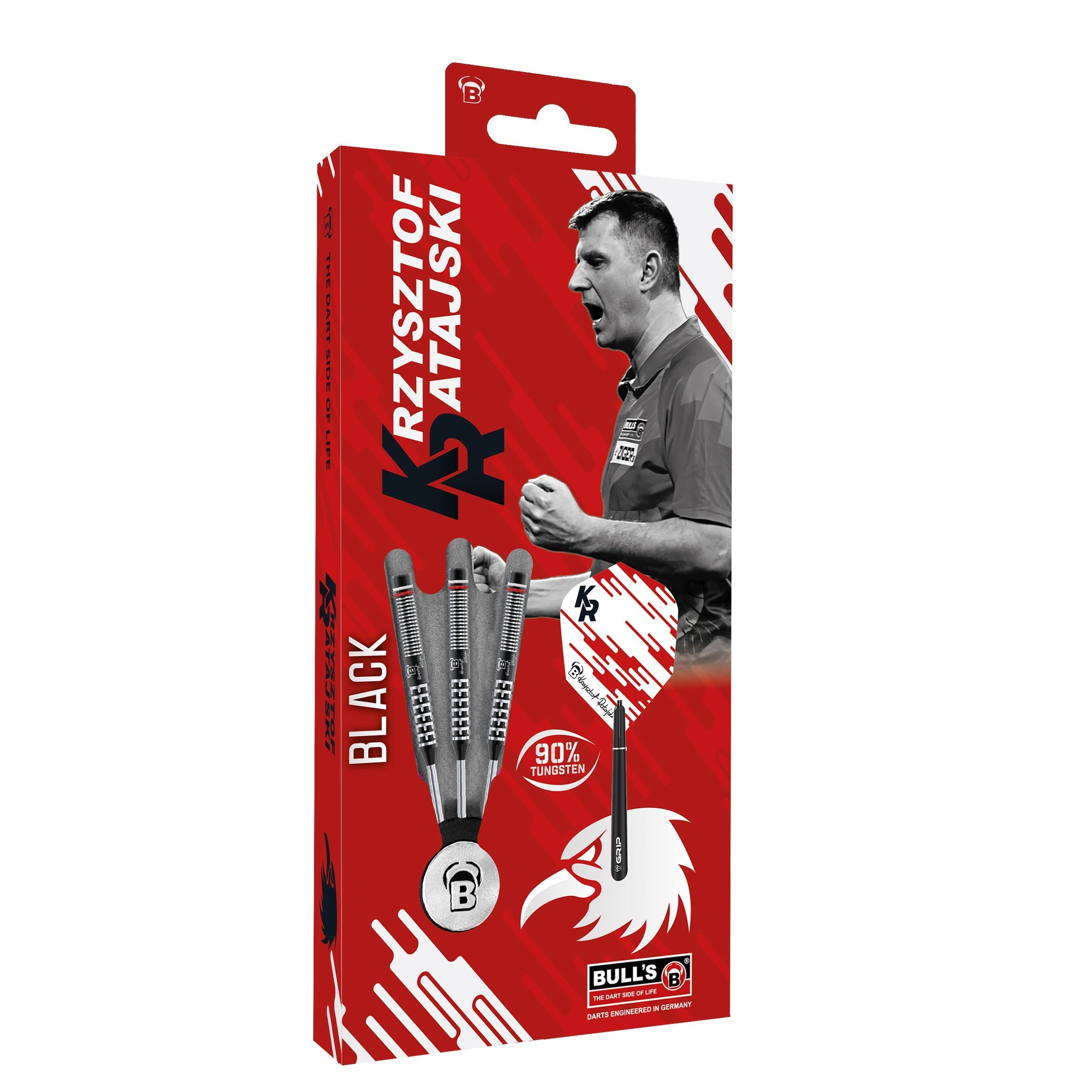 BULL'S Krzysztof Ratajski Generation 2 Black Edition 90% GW Darts