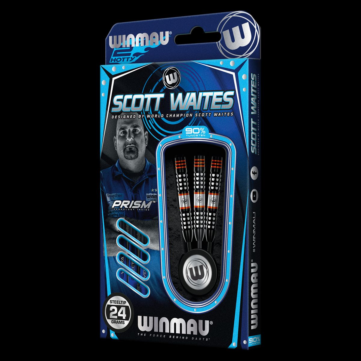 WINMAU Scott Waites 90% Darts GW Darts