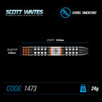 WINMAU Scott Waites 90% Darts GW Darts