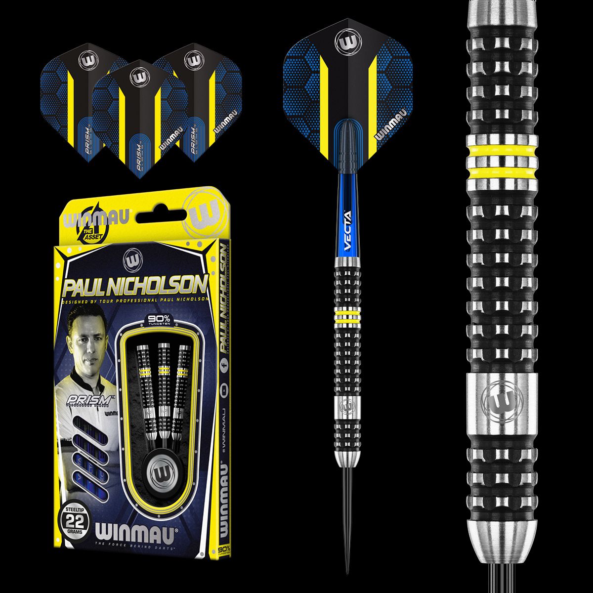 Winmau Paul Nicholson 90% Darts GW Darts