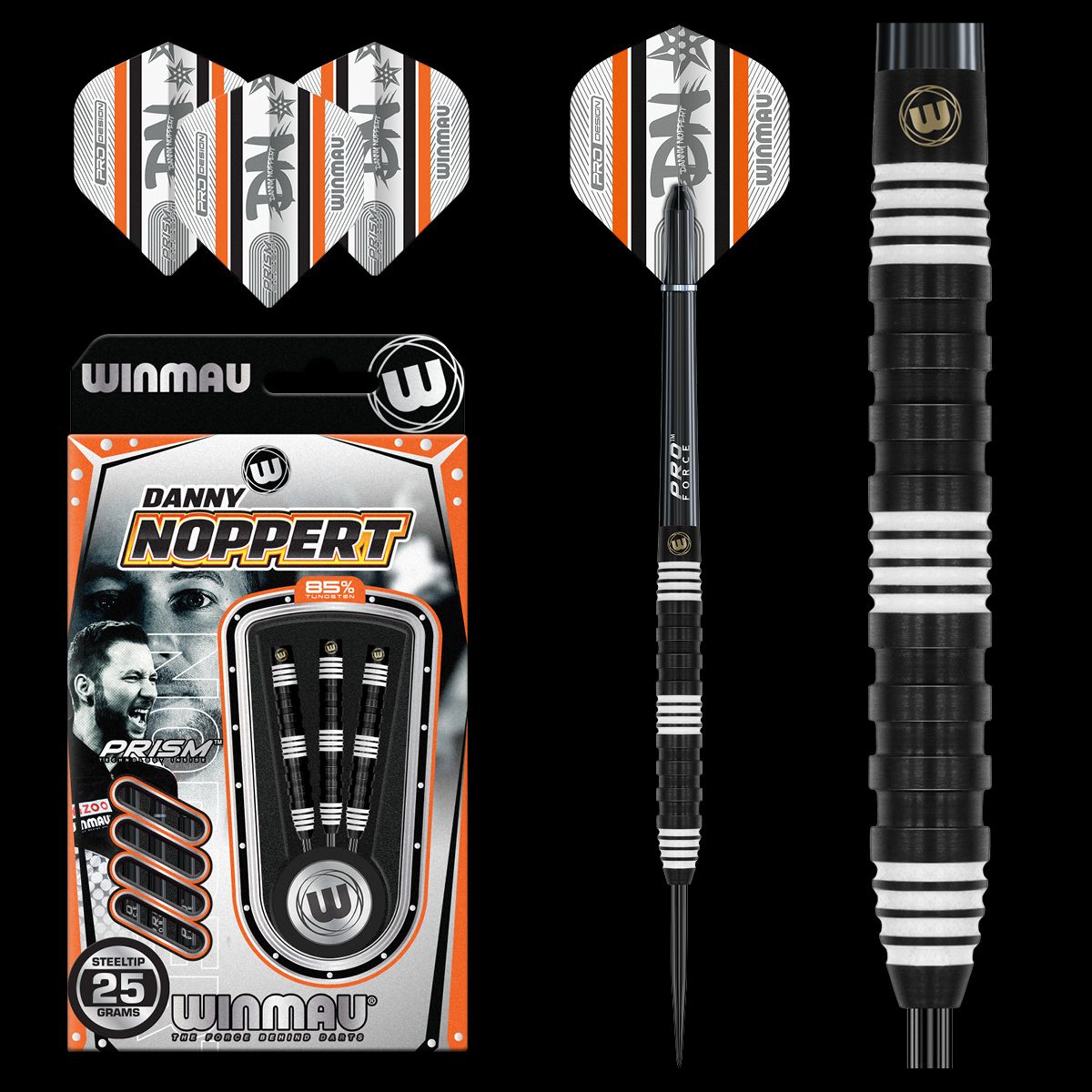 Winmau Danny Noppert 85% Pro-Series Tungsten Steeltip darts GW Darts