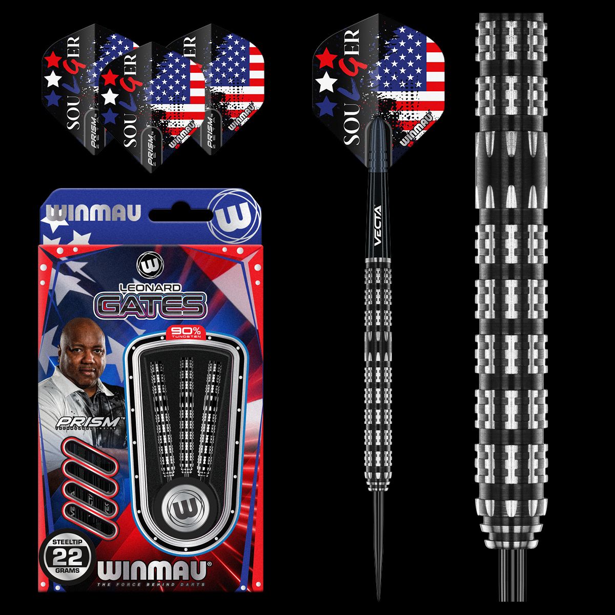 Winmau Leonard Gates 90% GW Darts