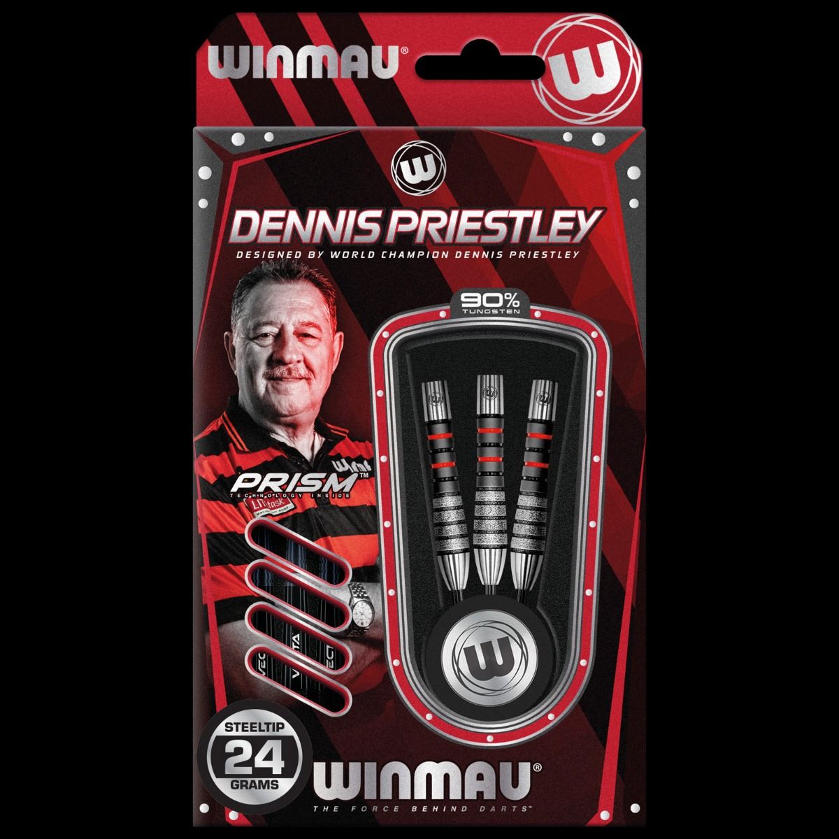 WINMAU Dennis Priestley Diamond 3-Zero 90% Darts GW Darts