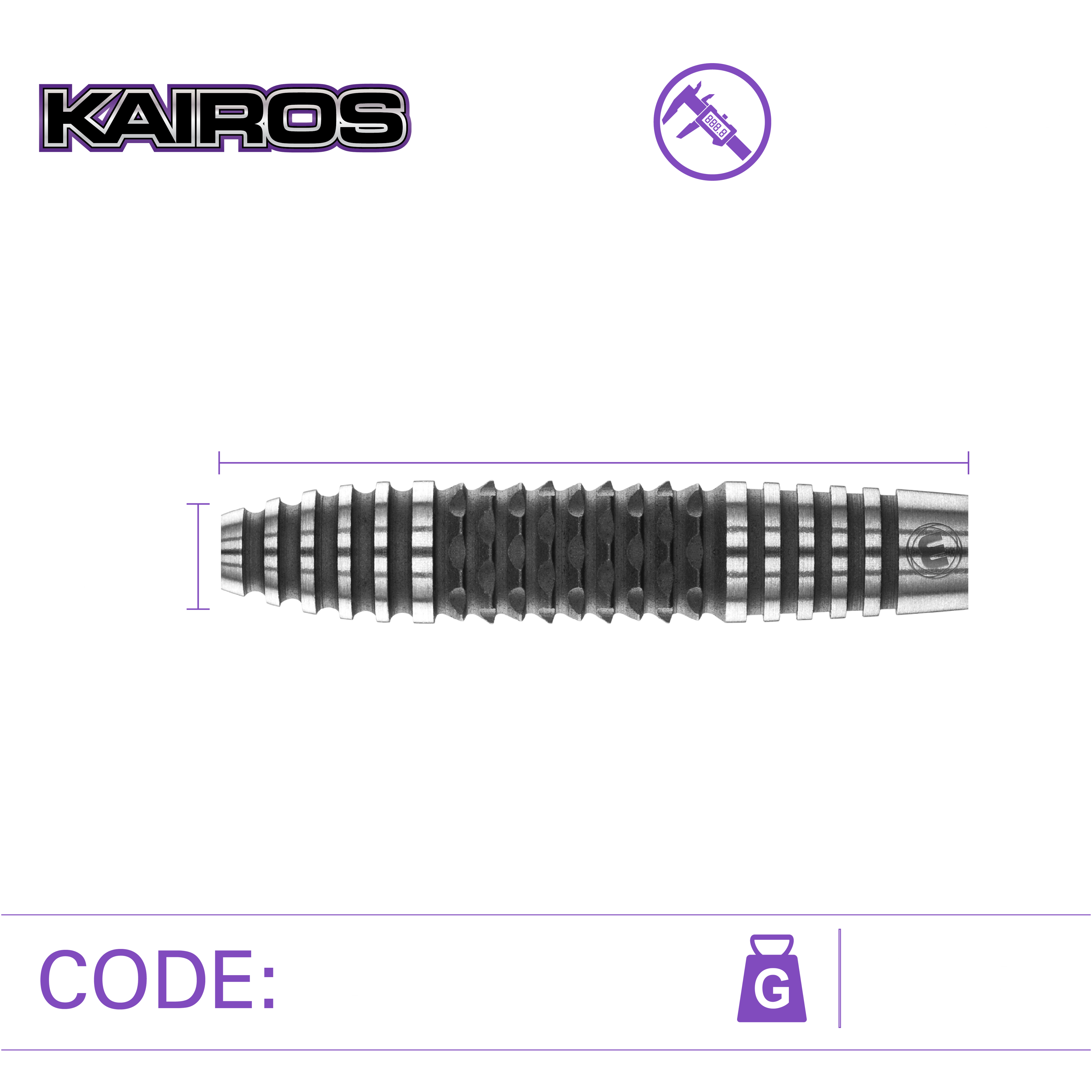 Winmau Kairos 90% Darts GW Darts