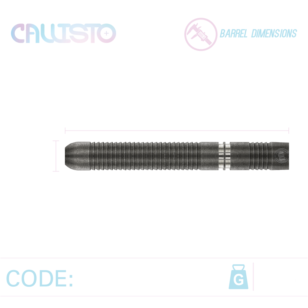 Winmau Callisto 1 90% Darts GW Darts