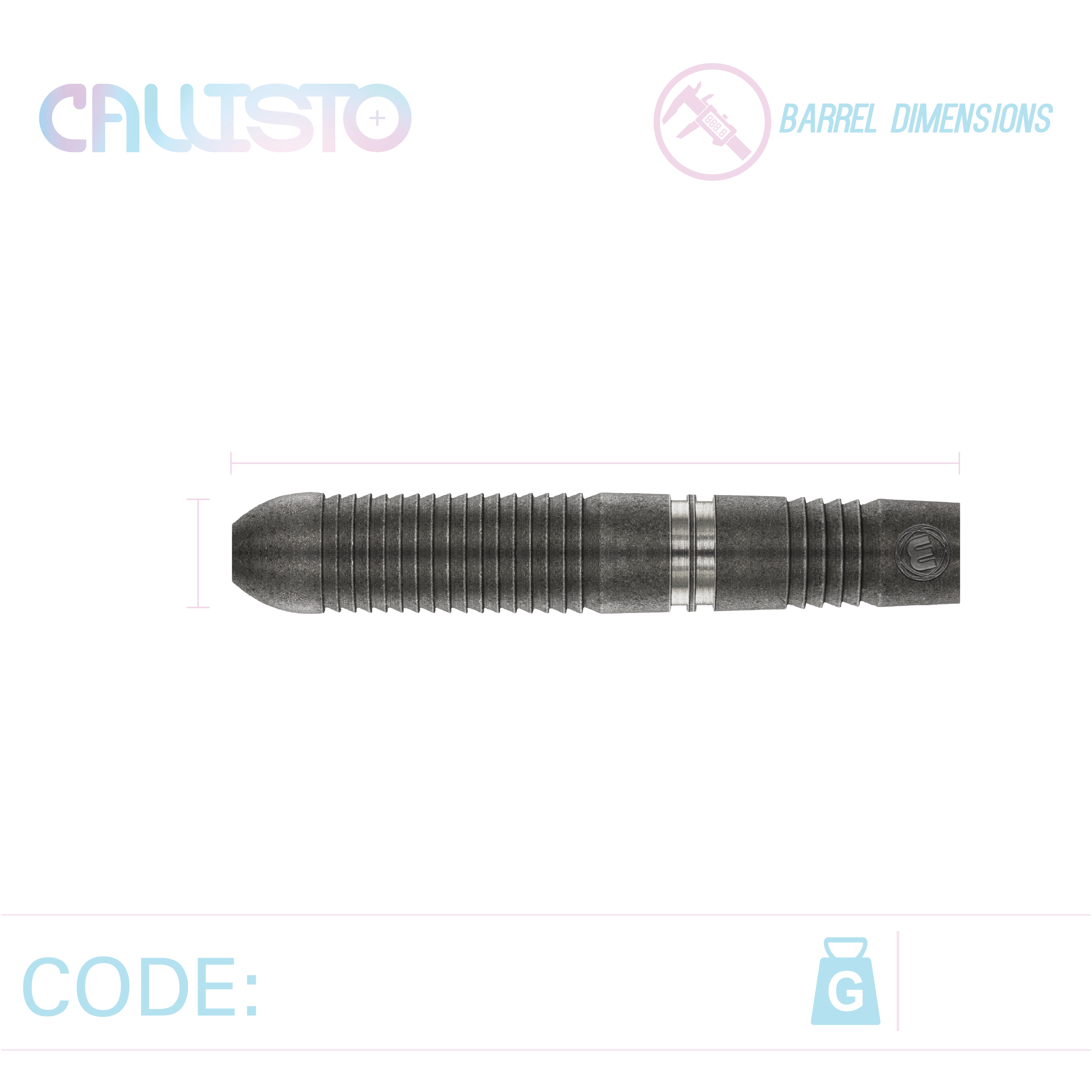 Winmau Callisto 3 90% Darts GW Darts