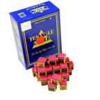 Triangle red chalk - 24 pieces Cue + Case