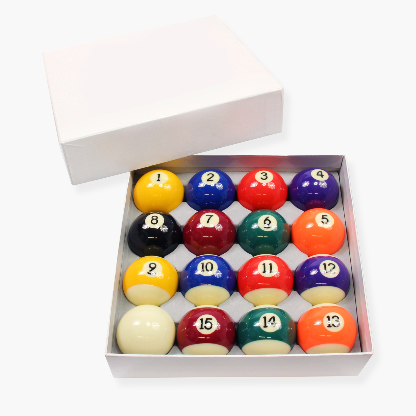 Funky Chalk 41mm junior spots and stripes pool balls Cue + Case