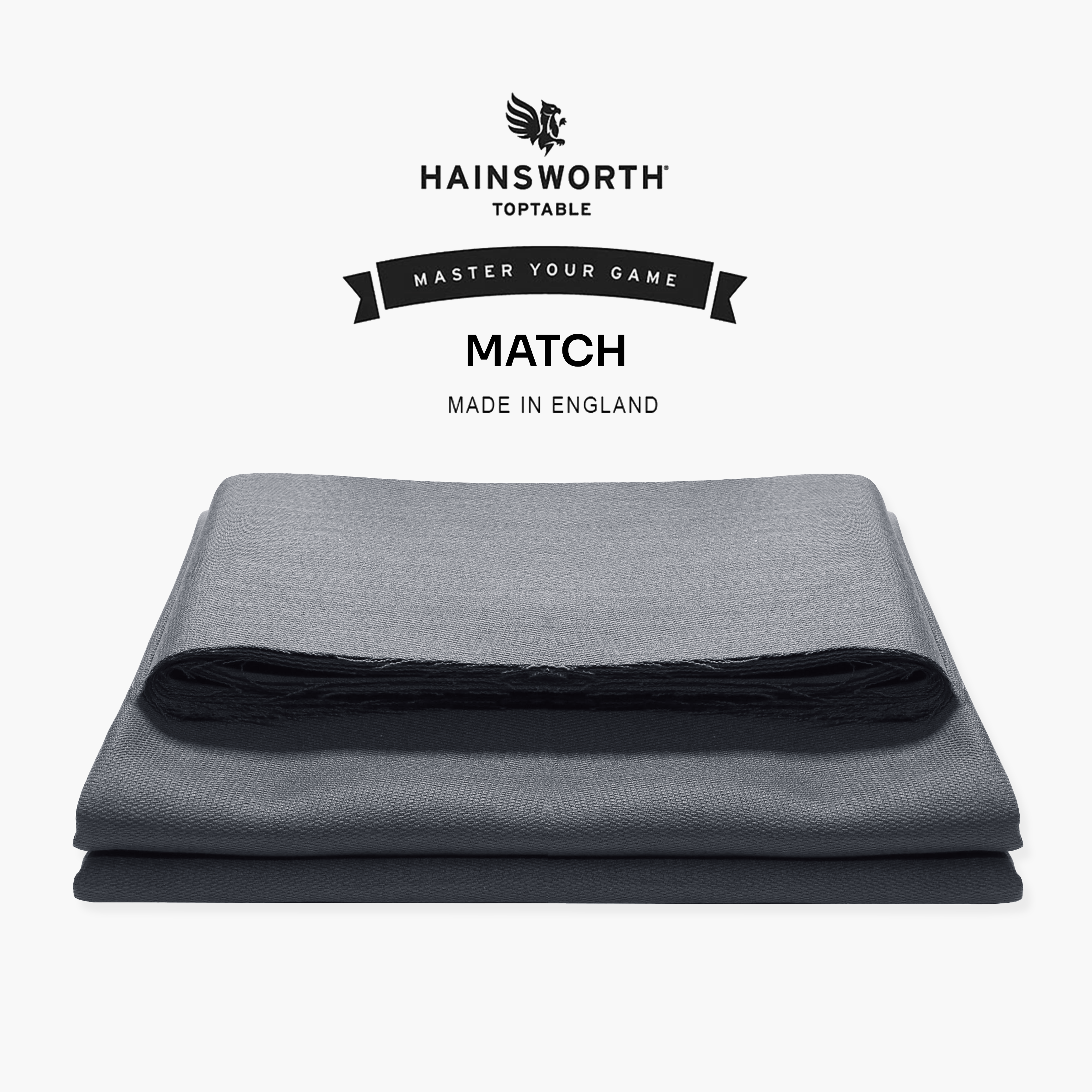 Hainsworth Silver Match 7ft pool table cloth set Cue + Case
