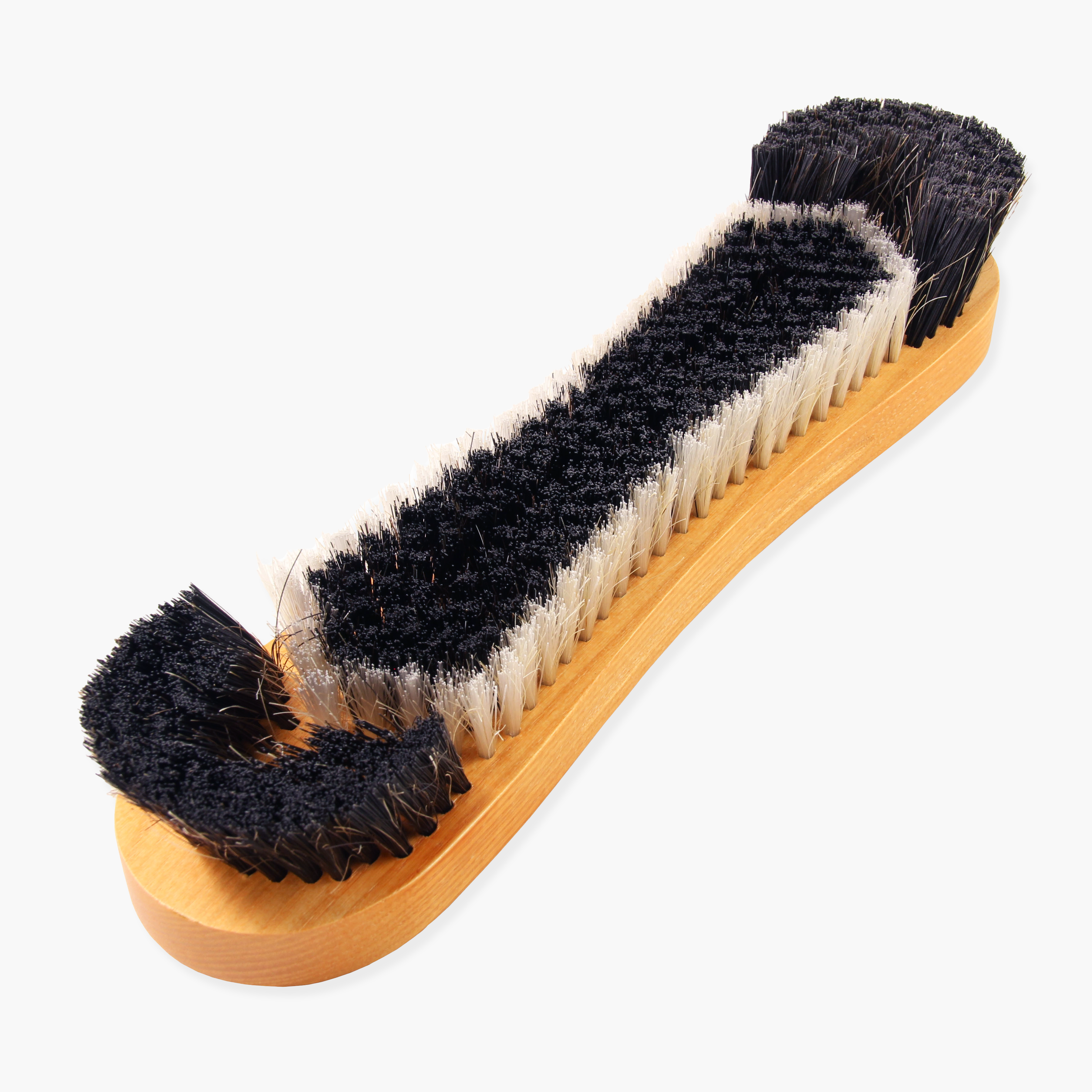 12-inch hourglass nylon table brush Cue + Case