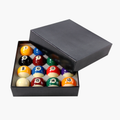 Premium grade 50.8mm spots and stripes pool balls Cue + Case