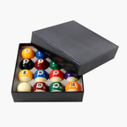 Premium grade 50.8mm spots and stripes pool balls Cue + Case