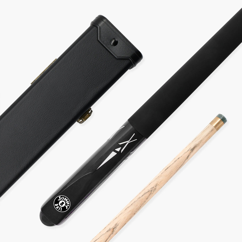 Jonny 8 Ball Black Torpedo 48-inch junior cue and hard case Cue + Case