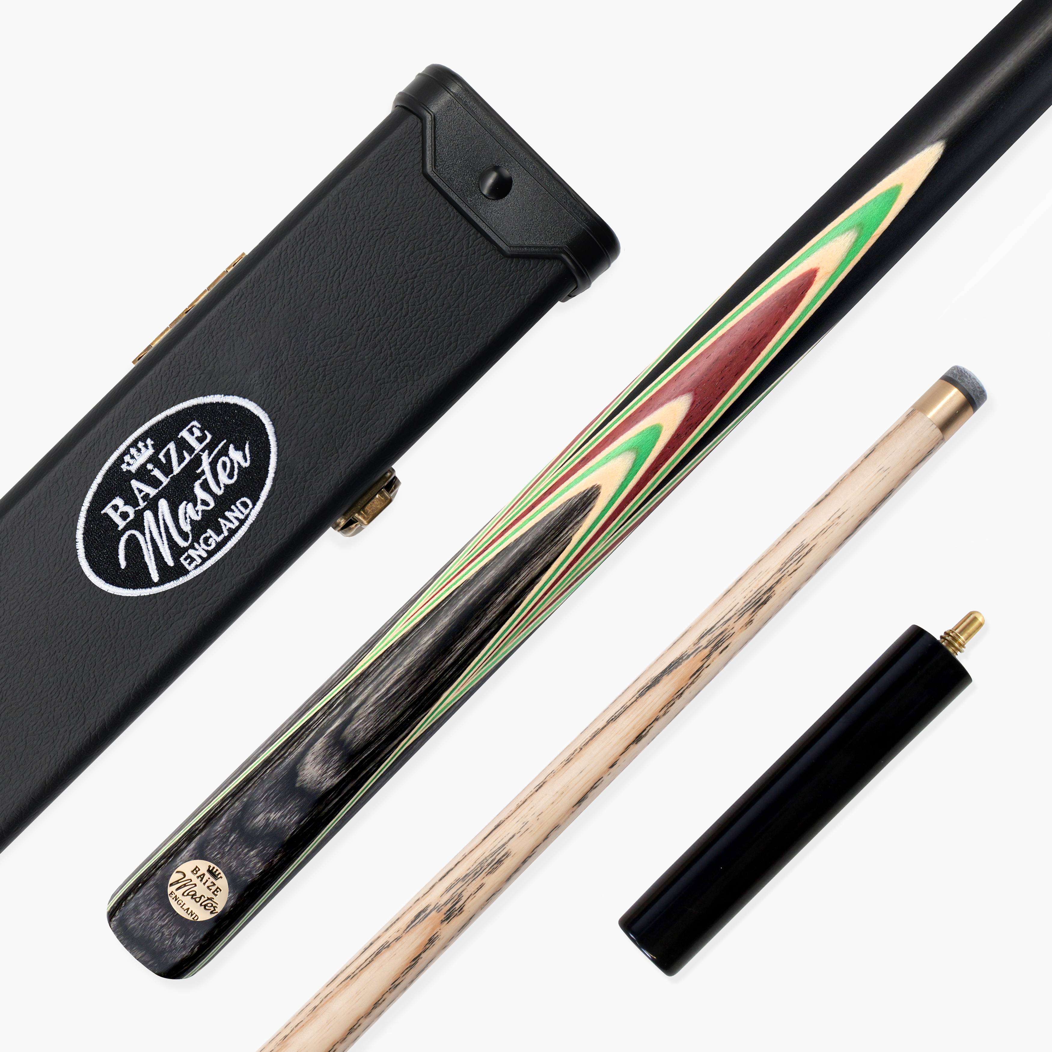 Baize Master Mint Marksman cue and case set Cue + Case