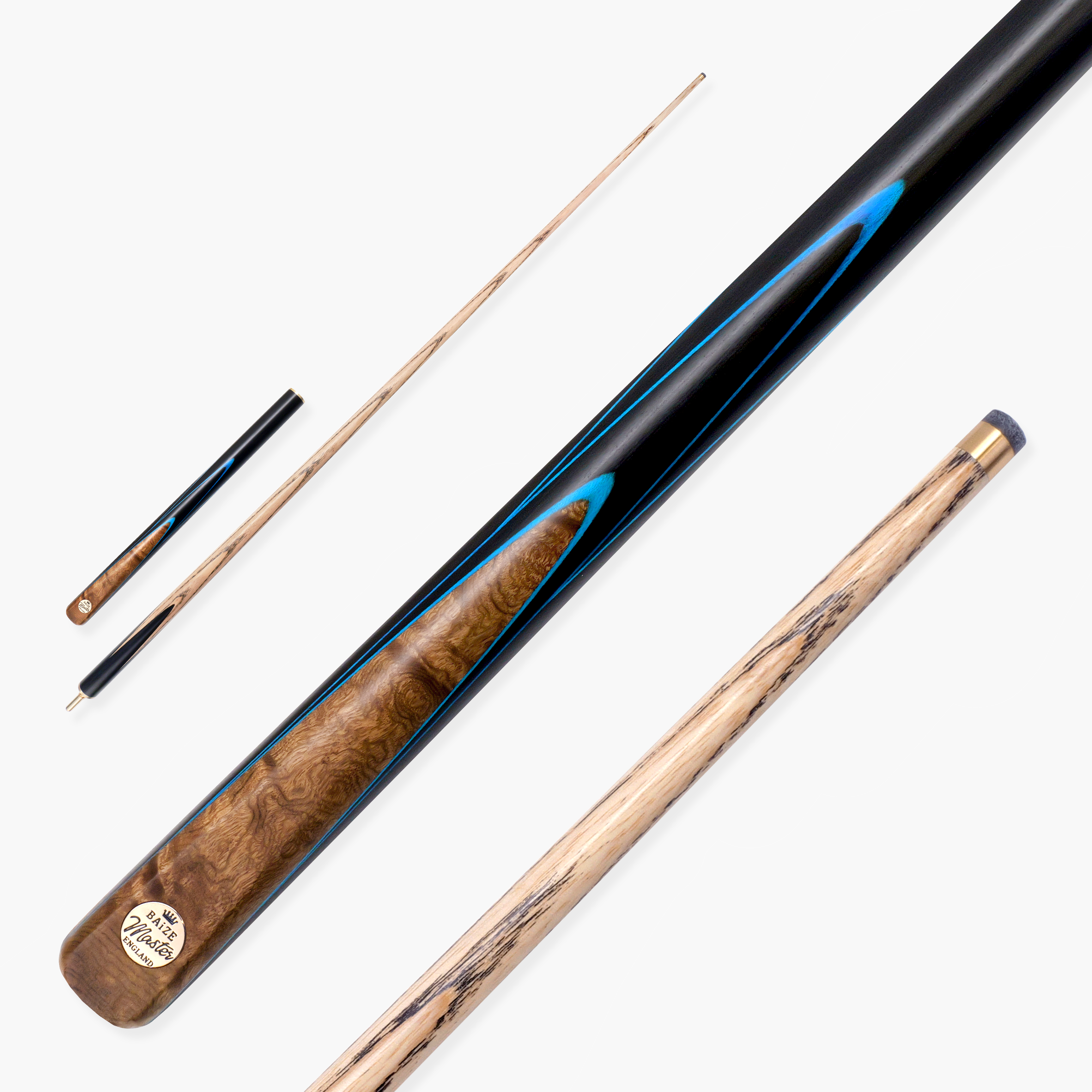 Baize Master Blue Marksman 3/4 pool cue Cue + Case