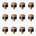 11mm screw-on cue tips - 12 pack Cue + Case