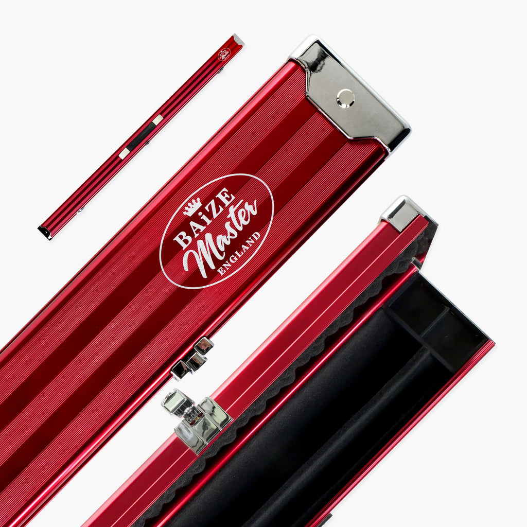 Baize Master Pro Line red 3/4 cue case Cue + Case