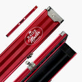 Baize Master Pro Line red 3/4 cue case Cue + Case