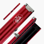 Baize Master Pro Line red 3/4 cue case Cue + Case